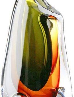 Casablanca by Gilde Tischvase Vase "Finesse" braun, grün, klar H.30 cm (1 St)