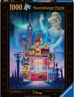Ravensburger Puzzle Castle Collection - Disney Princess, Cinderella, 1000 Puzzleteile, Made in Germany
