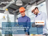 Technischer Einkäufer (m/w/d) für Nachunternehmerleistungen im Schlüsselfertigbau - Neumarkt (Oberpfalz)