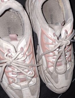 🌸 Damen Sneaker in Weiß/Rosa – Größe 40 – Gebraucht 🌸 - Collenberg