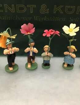 Wendt & Kühn guterhaltener Satz 6 Herbstkinder / Blumenkinder Erzgebirge - Meerbusch
