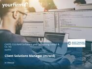 Client Solutions Manager (m/w/d) - Weeze