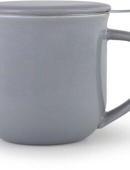 Viva Tasse Eva, Edelstahl, Porzellan, mit Teesieb und Deckel, 350 ml