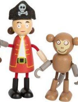 Small Foot Biegepuppe Piraten Figuren (Set)