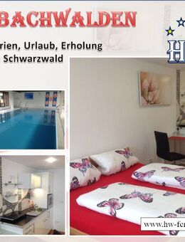 Ferienwohnung in Sasbachwalden mit beheiztem Hallenbad und neuer Sauna / Schwarzwald - Berghaupten