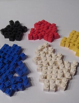 Lego - Steine 1ner hoch / flach ( original Lego, System 2126, 697, 4556 ) - Unna