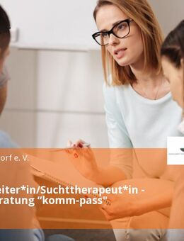 Sozialarbeiter*in/Suchttherapeut*in - Drogenberatung “komm-pass" - Düsseldorf