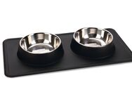 Karlie Diner Set Silikon Dex - 2 X 350 ml, Ø 14 cm Schwarz