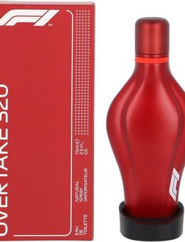 F1 Eau de Toilette Overtake 320, Orientalisch-würziger Duft mit Zimt, Tonkabohne, Vanille und Vetiver.