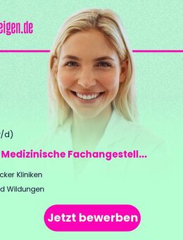MFA Medizinische Fachangestellte (m/w/d), Wicker Klinik - Bad Wildungen