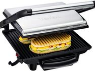 Tefal Kontaktgrill GC241D Inicio, 2000 W, fettarmes Grillen, gerillte Grillplatten antihaftbeschichtet, wenig Öl