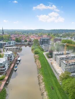 Maritimes Wohnen am Stader Stadthafen: Schöne 2-Zimmer-Neubauwohnung zu vermieten - Erstbezug! - Stade (Hansestadt)