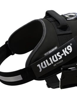JULIUS-K9 IDC®-Powergeschirr - schwarz - Größe L: Brustumfang 63 - 85 cm