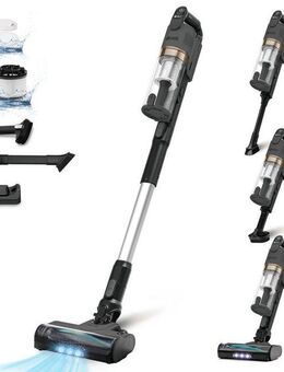 Levoit Akku-Bodenstaubsauger LVAC-200, 180 W, beutellos, 99,9% Filtration, Anti-Tangle, bis zu 50 Minuten