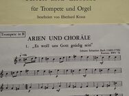 Klaviernoten Pianobuch Orgelheft Johann Sebastian Bach Arien und Choräle Eberhard Kraus - Obernburg (Main) Zentrum