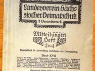 Landesverein Sächsischer Heimatschutz, Mitteilungen Heft 3+4,1928 - Dresden