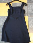 Mango Suit Etuikleid Sommerkleid Trägerkleid Retrokleid y2k XS 34 nachtblau in 15366