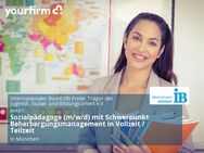 Sozialpädagoge (m/w/d) mit Schwerpunkt Beherbergungsmanagement in Vollzeit / Teilzeit - München