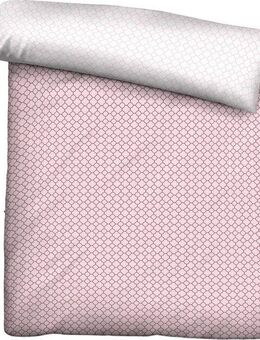 Biberna Wendebettbezug Mix & Match in Größe 135x200 oder 155x220 cm, (1 St), Bettbezug aus Baumwolle, gemusterte Bettwäsche mit Wendeoptik