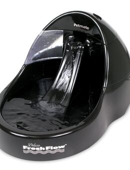 Fresh Flow Deluxe Trinkbrunnen - Trinkbrunnen 3 Liter, schwarz