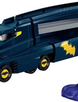 Hot Wheels Spielzeug-Transporter DC Batwheels Spielzeug-Transporter und Auto, mit Rampe