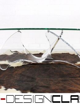 wie neu! Skulptur Coffee Table Couchtisch Glas Italy Hesterberg - Hamminkeln Zentrum