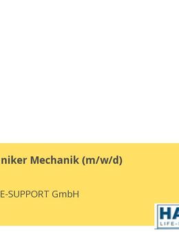 Servicetechniker Mechanik (w/m/d) - Karlsbad