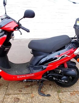 Motorroller Alpha City Leader Rot/Schwarz 50ccm inkl. neuer Reifen - Neumarkt (Oberpfalz)
