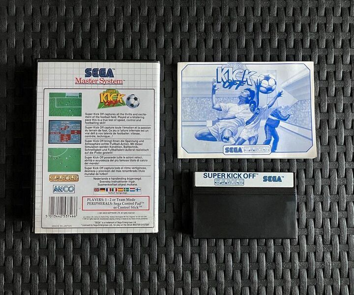 SUPER KICK OFF | Sega Master System | GUT | CIB - Dresden