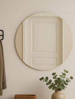 Loevschall Wandspiegel Refine Wandspiegel rund – stilvoller Designspiegel mit edlem Rahmen, in mehreren Größen & Farben für Bad, Schlafzimmer & Flur