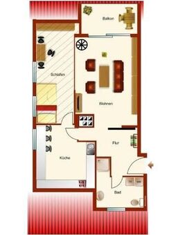 Gütersloh, Maisonettewohnung im Dachgeschoss mit Balkon in dervNähe vom Heidewald - Gütersloh