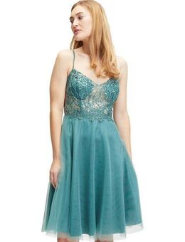 Vera Mont Cocktailkleid Vera Mont Damen Cocktailkleid im Glitzer-Look Pailletten