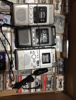 3 Aiwa Diktiergeräte mit Cassetten Vintage - Recklinghausen