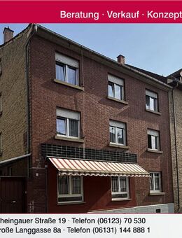 Vielseitig nutzbares Stadthaus mit Innenhof in zentraler Lage von Mainz-Weisenau - Mainz