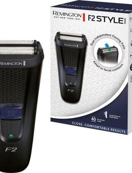 Remington Elektrorasierer F2002 Style Series Foil Shaver F2, Aufsätze: 1, integrierter Präzisionstrimmer, Pop-Up-Trimmer, abwaschbar, LED Anzeige, Präzisionstrimmer