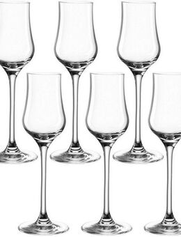 LEONARDO Grappaglas CIAO+, Kristallglas, 85 ml, 6-teilig