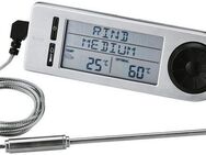 RÖSLE Grillthermometer SlideX, 25086, digitaler Kerntemperaturmesser, 5 Stufen, –20 / +250 °C