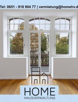 Trier-Süd: Stilvoll renovierte und hochwertig sanierte 2 ZKB - Altbauwohnung mit Balkon in begehrter Lage - Trier