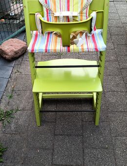 Kinderstuhl original Stokke gebraucht grün - Bad Dürkheim