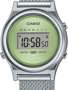 CASIO VINTAGE Chronograph LA700WEM-3AEF, Quarzuhr, Armbanduhr, Damenuhr, Edelstahlarmband,digital,Stoppfunktion
