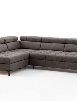 exxpo - sofa fashion Ecksofa Bocco, hochwertige Verarbeitung, toller Sitzkomfort, bequem, L-Form, wahlweise mit Bettfunktion u. Bettkasten, inkl. Kopfteilverstellung