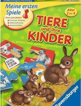 Ravensburger Spiel Tiere und ihre Kinder, Made in Europe