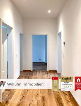 Erstbezug | Hochwertig renovierte Drei-Zimmer-Wohnung | Fernwärme | Tageslichtbad | Fußbodenheizung - Leipzig