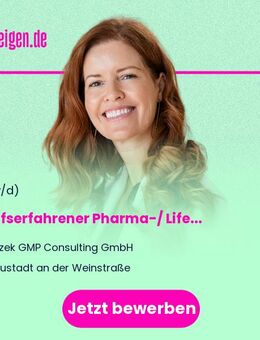 Berufserfahrener Pharma-/ Life-Science-Consultant (m/w/d) - Neustadt (Weinstraße)