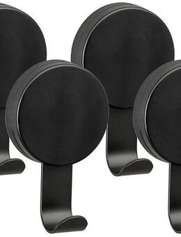 WENKO Wandhaken Static-Loc® Plus Modell Pavia, (Set, 4-St), für Bad, Küche und Haushalt, Befestigen ohne Bohren
