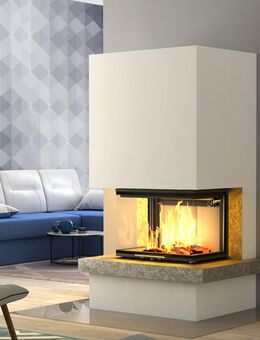Kaminbausatz 🟡 ROYAL EXTRA Volcano 3PLh 11KW Panorama U Kamin Bausatz Ofen Neu Hajduk LDF-Kamine - Strausberg