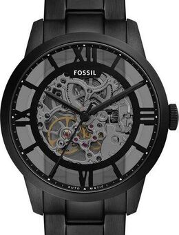 Fossil Automatikuhr TOWNSMAN ME3269, Armbanduhr, Herrenuhr, Mechanische Uhr, Edelstahlarmband, analog