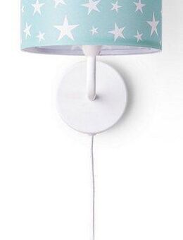 Paco Home Wandleuchte Capri 315, ohne Leuchtmittel, Lampe Kinderzimmer Babyzimmer âˆ…18cm Sterne Kabellänge 3m E14