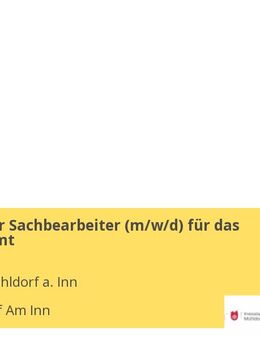 Technischer Sachbearbeiter (m/w/d) für das Stadtbauamt - Mühldorf (Inn)