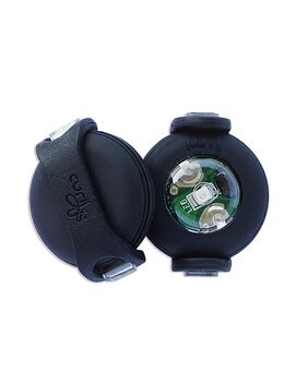 Curli luumi LED 2 Stück - schwarz (Ø 3,2 x H 1,1 cm)